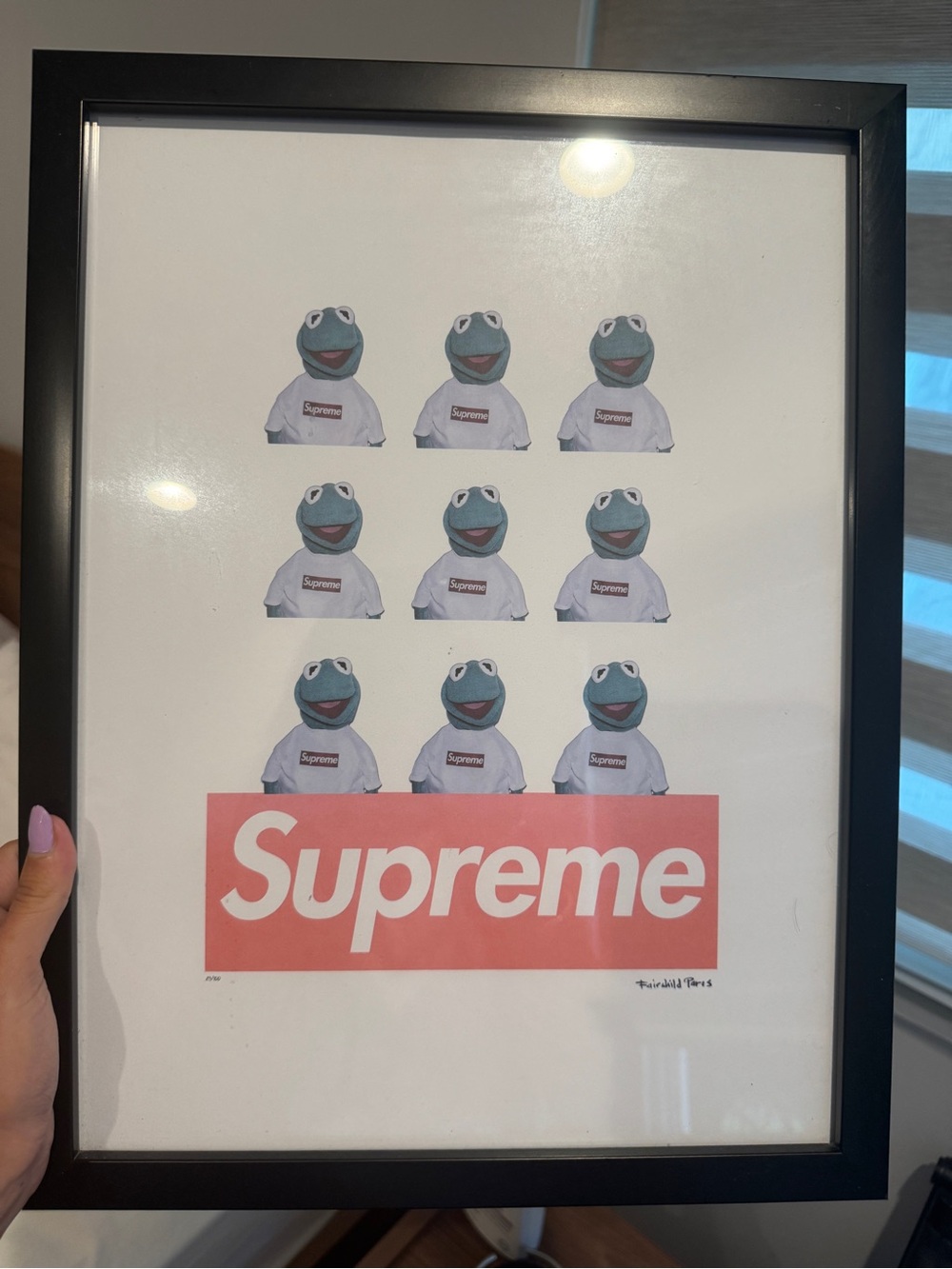 Supreme Kermit Print - White & Red